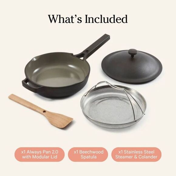 Open Box - Our Place - 2.6qt 10.5" Ceramic Nonstick Always Pan Char - Picture 5 of 5
